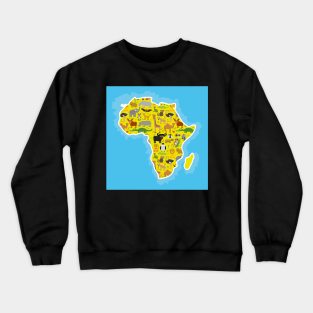 Wildlife in Africa Crewneck Sweatshirt